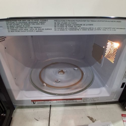 FRIGIDAIRE COUNTERTOP MICROWAVE OVEN - 1.1 CU.FT. - STAINLESS STEEL/BLACK (MODEL:EMW1120-B-3ACOM) image 8