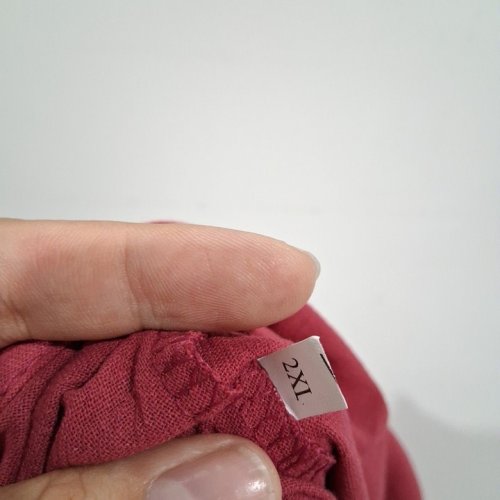 WOMEN'S SCOOP NECK CASUAL TOP - 2XL - ROSE PINK image 3