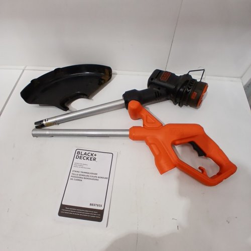 BLACK+DECKER STRING TRIMMER AND EDGER - 4AMP - 13" PATH - ORANGE (MODEL: BEST935) image 3
