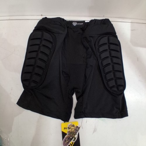 SULAITE 3D PADDED RIDING ROLLER SHORT PANTS - 2XL - BLACK image 3