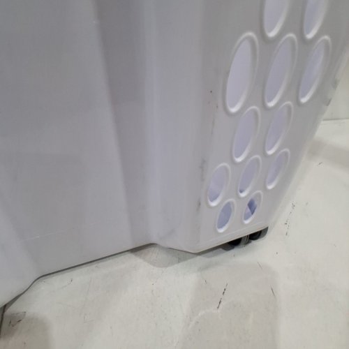 STERILITE ULTRA WHEELED LAUNDRY HAMPER WITH HANDLE WHITE (MODEL: 1227) image 4