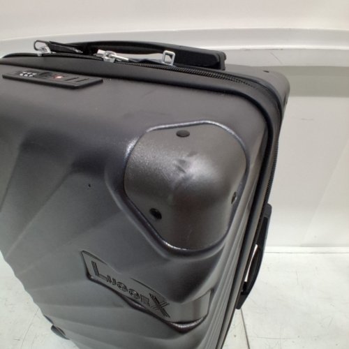 LUGGEX POLYCARBONATE HARD SHELL SUITCASE- 20"- CHARCOAL METALLIC -(MODEL:V3H-GBK20) image 3