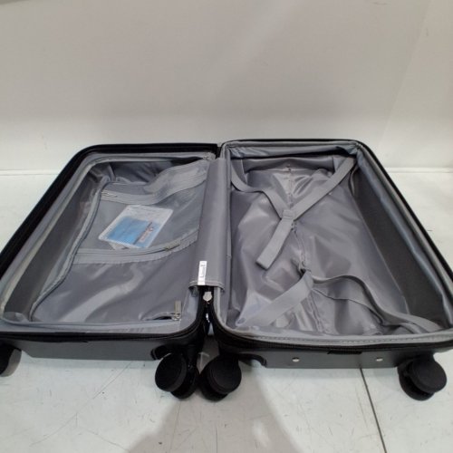 LUGGEX POLYCARBONATE HARD SHELL SUITCASE- 20"- CHARCOAL METALLIC -(MODEL:V3H-GBK20) image 5