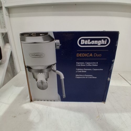 DE'LONGHI DEDICA DUO ESPRESSO MACHINE WITH COLD BREW - WHITE (MODEL: EC890WI) image 11