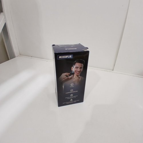 MEN'S ORIHEA RECHARGEABLE ELECTRIC CORDLESS RAZOR - BLUE & SILVER (MODEL: MS-368) image 6