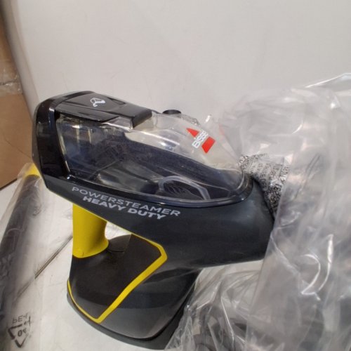 BISSELL 3-IN-1 POWERSTEAMER HEAVY DUTY STEAM MOP & HANDHELD CLEANER - GREY/YELLOW (MODEL: 2685B) image 4