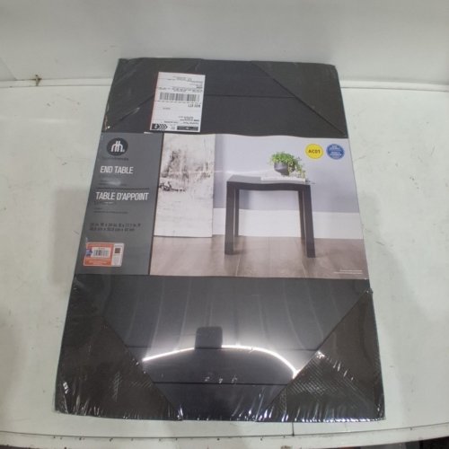 HOMETRENDS END TABLE - 20" X 20" - ESPRESSO image 2