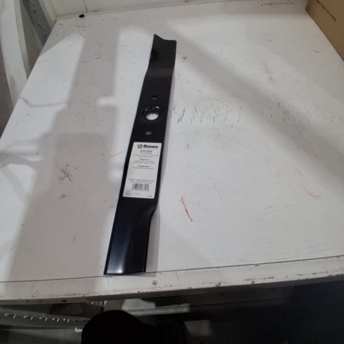 STENS HONDA HI-LIFT BLADE - CENTER HOLE: 13/16", OUTER HOLE: 3/8" - BLACK - (MODEL: 325-005) image 2