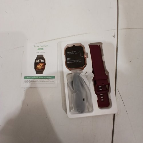 UNISEX WATERPROOF TOUCHSCREEN BLUETOOTH SMART WATCH - 1.85" DIY DIAL - PURPLE BAND (MODEL: TGW01) image 2