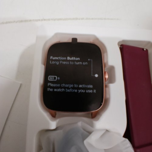 UNISEX WATERPROOF TOUCHSCREEN BLUETOOTH SMART WATCH - 1.85" DIY DIAL - PURPLE BAND (MODEL: TGW01) image 3