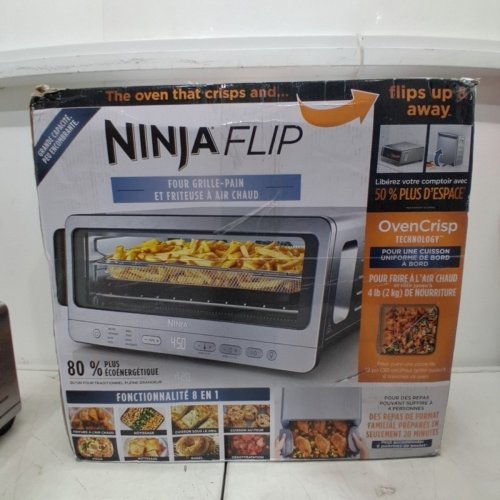 NINJA FLIP TOASTER OVEN & AIR FRYER 8-IN-1 COMBO WITH FLIP-UP SPACE SAVING - STAINLESS STEEL (MODEL: SP151C) image 7