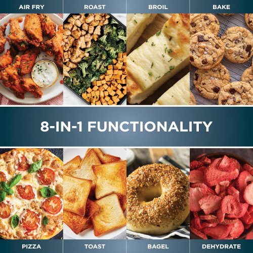 NINJA FLIP TOASTER OVEN & AIR FRYER 8-IN-1 COMBO WITH FLIP-UP SPACE SAVING - STAINLESS STEEL (MODEL: SP151C) image 2