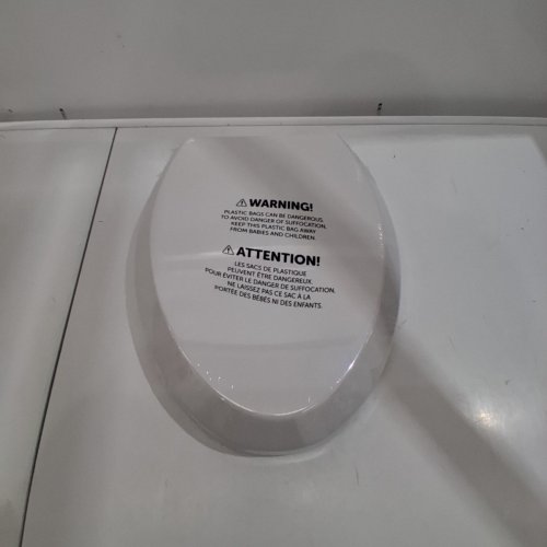 JOOLBABY QUICK FLIP TOILET SEAT WITH BUILT-IN POTTY & SPLASH GUARD - ELONGATED - WHITE image 3