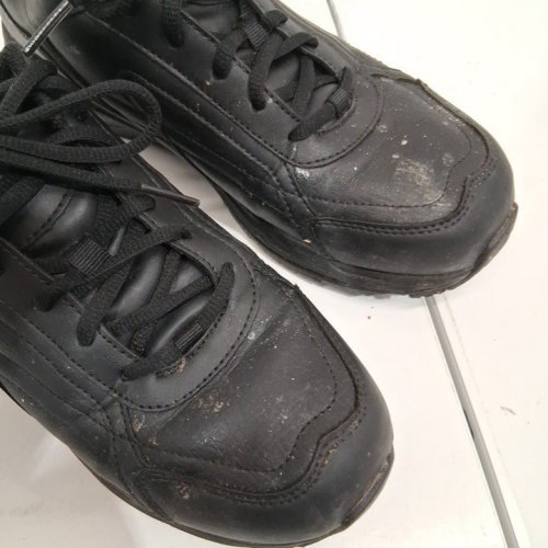 WOMEN'S DR. SCHOLL'S SLIP RESISTANT SHOES - 8.5 WIDE - BLACK (STYLE: VOLLEY) image 2