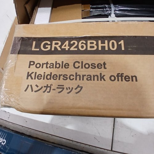 SONGMICS PORTABLE CLOSET - BLACK (MODEL: LGR426BH01) image 2