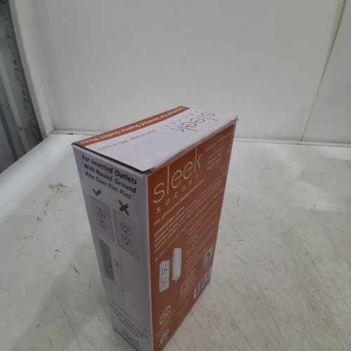 SLEEK SOCKET THIN OUTLET COVER, UNIVERSAL FOR DUPLEX OUTLET SIZES - 3 OUTLET EXTENSION CORD - 3FT - WHITE (MODEL: 3-M-OVSZ-W) image 3
