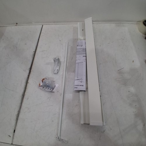 MAINSTAYS 1" CORDLESS VINYL LIGHT FILTERING MINI BLINDS - 24" X 60" - WHITE image 2