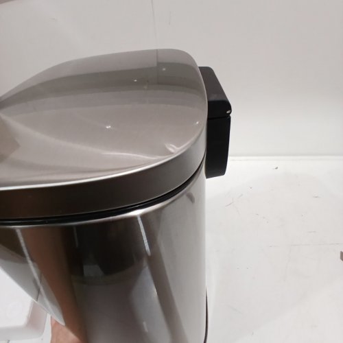 AMAZON BASICS RECTANGULAR SOFT-CLOSE TRASH CAN - SATIN NICKEL 9.8L image 3