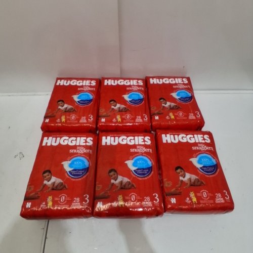 168PK HUGGIES LITTLE SNUGGLERS BABY DIAPERS - SIZE 3 - WINNIE THE POOH image 2