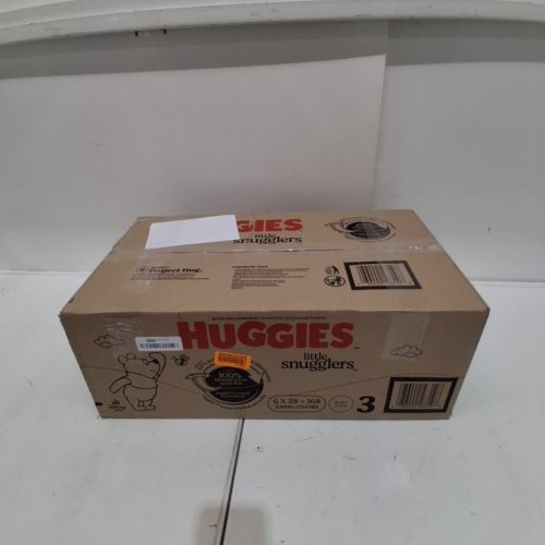 168PK HUGGIES LITTLE SNUGGLERS BABY DIAPERS - SIZE 3 - WINNIE THE POOH image 3