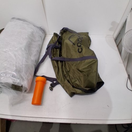 COODY INFLATABLE CANVAS CAMPING TENTS - 8-PERSON- 12FT X 12FT X 7FT - KHAKI (MODEL: COODY 13.6) image 6