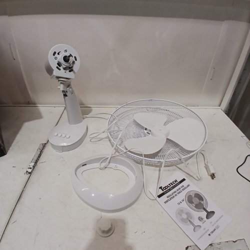 TOOLTECH 16" 3-SPEED INDOOR OSCILLATION DESK FAN ARTICLE (MODEL: 100076) image 3