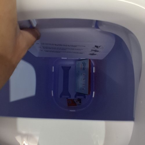 DIAPER GENIE ESSENCE PAIL WITH 18 EASY ROLL REFILL BAGS - 23" - WHITE (MODEL:‎ I000908) image 3