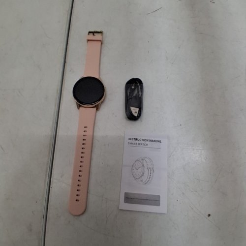 TOUCH-SCREEN LED SMART WATCH, HEART RATE, SPO2 MONITOR, STEP COUNTING, IP68 WATERPROOF - 1.32" - PINK image 5
