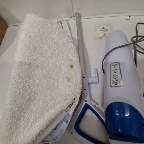 BISSELL POWERFRESH STEAM MOP - WHITE/BLUE - (MODEL: 1940B) image 5