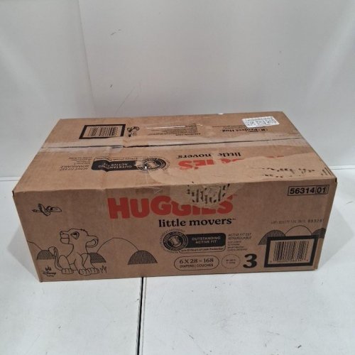 158PK HUGGIES LITTLE MOVERS BABY DIAPERS - SIZE 3 (16-28LBS) - DISNEY THE LION KING LIMITED EDITION (MODEL: 56314) image 3