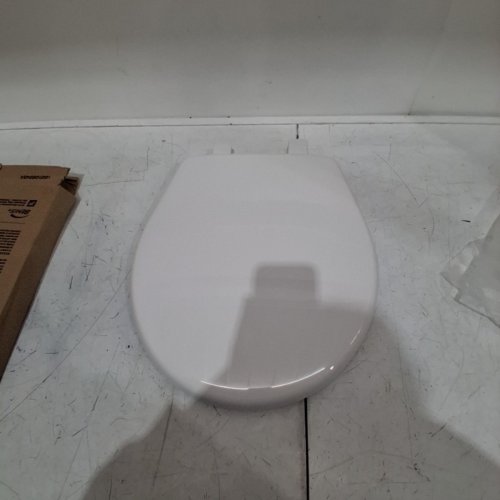 BEMIS ECONOMY PLASTIC TOILET SEAT - ROUND - WHITE (MODEL: 730SLEC 000) image 2