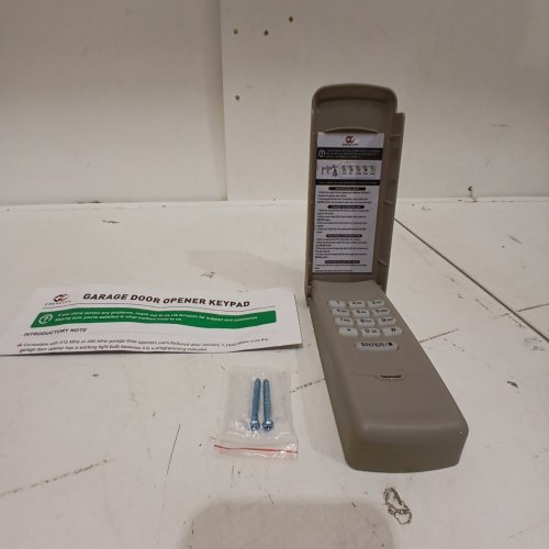 CREACITY UNIVERSAL GARAGE DOOR WIRELESS KEYPAD - GREY image 2