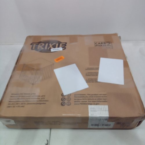 TRIXIE CAT LITTER HIDE HOUSE - 20" X 20'' X 18" - GREY (MODEL:40291) image 7
