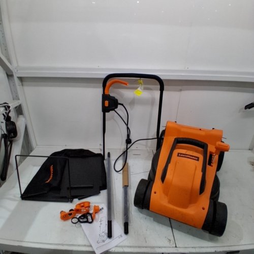 LAWNMASTER ELECTRIC CORDED LAWN MOWER - 11AMP - 14" - ORANGE (MODEL: MEB1114K) image 4
