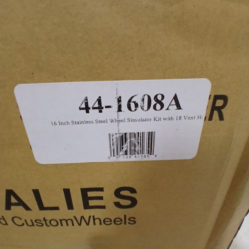 6PC PACIFIC DUALIES POLISHED WHEEL SIMULATOR KIT -16" - 6 LUG NUT - FIT FOR VARIOUS MODELS - (MODEL:44-1608A) image 2