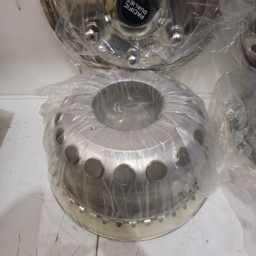 6PC PACIFIC DUALIES POLISHED WHEEL SIMULATOR KIT -16" - 6 LUG NUT - FIT FOR VARIOUS MODELS - (MODEL:44-1608A) image 4