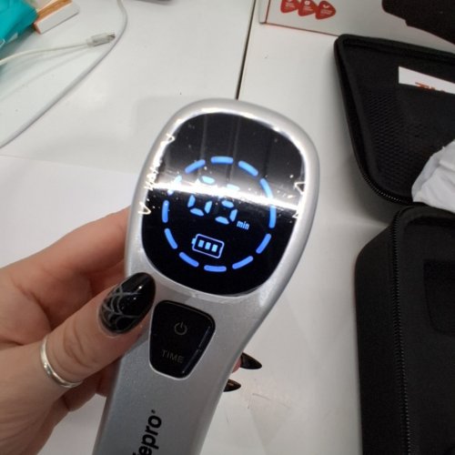 LIFEPRO BIOLUX PORTABLE INFRARED & RED LIGHT THERAPY DEVICE FOR PAIN RELIEF, INFLAMMATION REDUCTION, AND MUSCLE RECOVERY – 3 WAVELENGTHS FOR BODY & FACE - SAFE FOR PETS - SILVER (MODEL: LP-BLUX) image 2