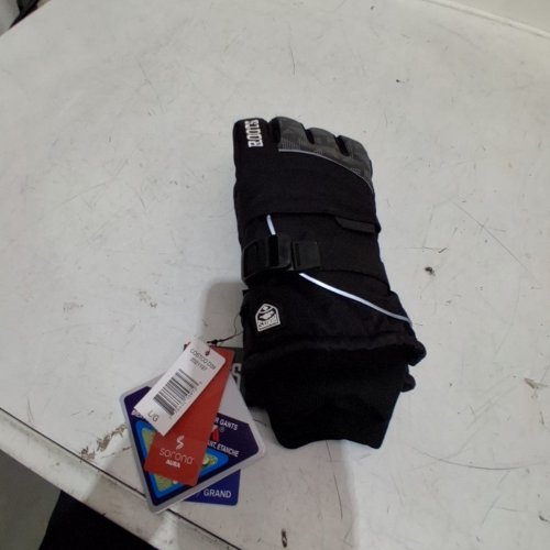 ROOTS KIDS GLOVES/MITTENS WITH WATERPROOF MEMBRANE - LARGE - BLACK (MODEL:2021197) image 2