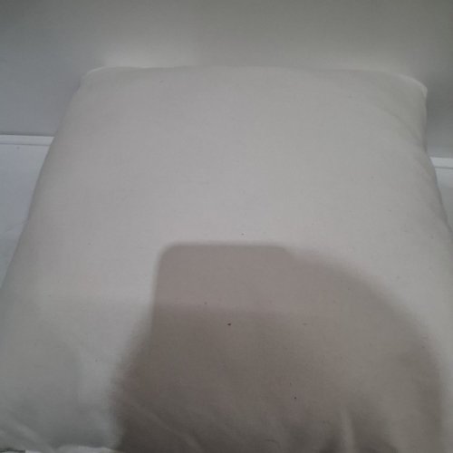 BOUCLAIR DECORATIVE PILLOW - 17" X 17" - BEIGE/CREAM image 3