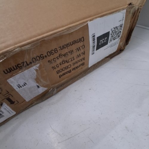 BUNKIE BOARD FOLDABLE UNDER MATTRESS BED BOARD - KING (76.8" X 70.1"), PLYWOOD, ROUNDED EDGES, ANTI-SAG DESIGN - NATURAL WOOD (MODEL: CB008) image 2