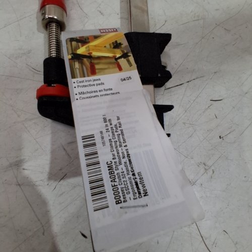 BESSEY TG SERIES BAR CLAMP WITH COMPOSITE PLASTIC - 24" BAR CLAMP/7" THROAT DEPTH - (MODEL: TG7.024+2K) image 3