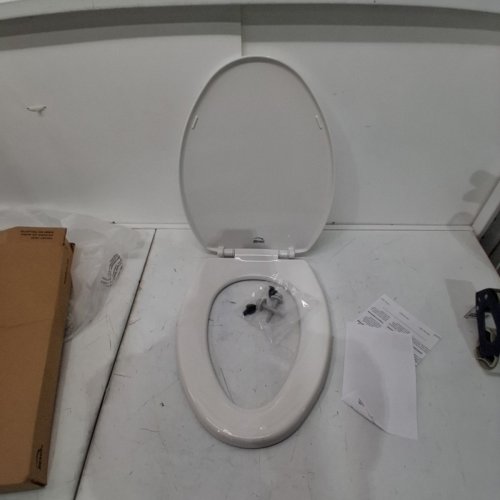 BEMIS SLOW CLOSE EASY CLEAN TOILET SEAT - ELONGATED 18.5" - WHITE (MODEL: 7300SLEC-000) image 2