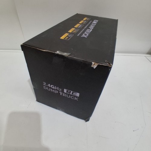 NOKA RC DUMP TRUCK WITH 9 CONTROLS - 2.4 GHZ - 1:18 - YELLOW/BLACK (MODEL: D93304/1/2) image 4