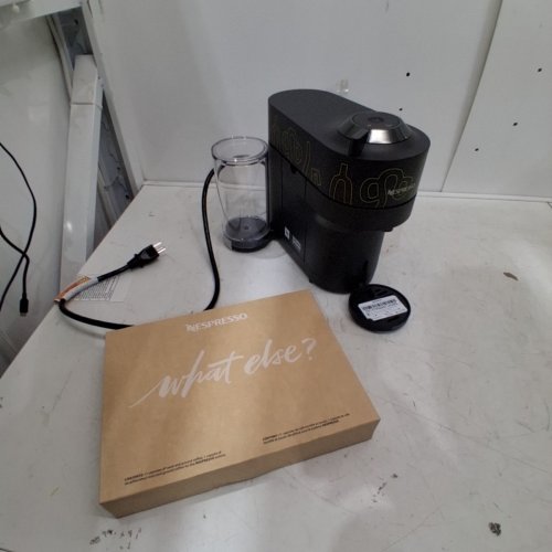 NESPRESSO DELONGH SAMRA ORIGINS BY THE WEEKND VERTUO POP+ SINGLE SERVE COFFEE AND ESPRESSO MACHINE WITH 12 VERTUO CAPSULES - BLACK / YELLOW - (MODEL:ENV92SBCA) image 3