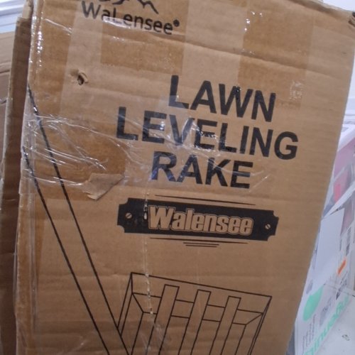 WALENSEE HEAVY DUTY LAWN LEVELING RAKE - 7FT 30" X 10" - BLACK image 2