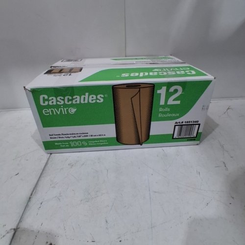 12PK CASCADES PRO PERFORM BRIOPACK ROLL PAPER TOWEL - 250FT EACH - BROWN (MODEL:1851340) image 3