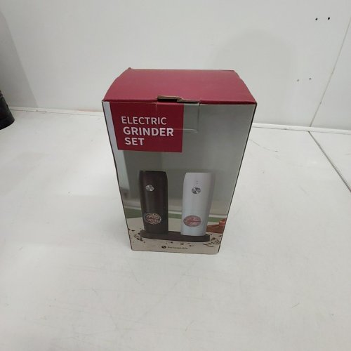CIRCLE JOY BATTERY OPERATED ELECTRIC GRINDER SET - BLACK image 3
