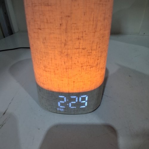 AFEXOA SUNRISE SOUND MACHINE WAKE-UP LIGHT, 30 SOOTHING SOUNDS AND 3 LIGHT MODES - WHITE (MODEL: DF5C) image 2