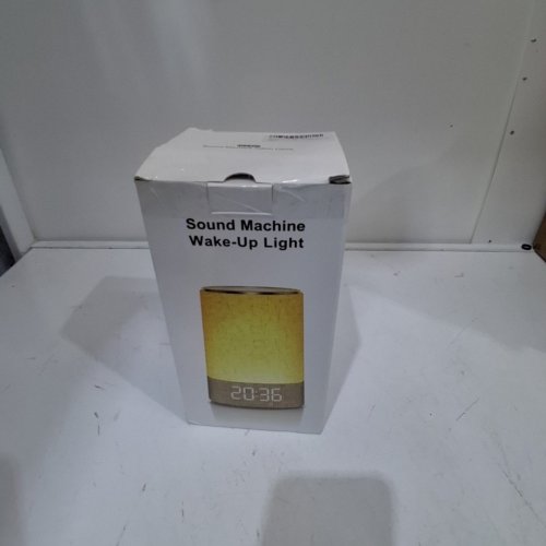 AFEXOA SUNRISE SOUND MACHINE WAKE-UP LIGHT, 30 SOOTHING SOUNDS AND 3 LIGHT MODES - WHITE (MODEL: DF5C) image 5
