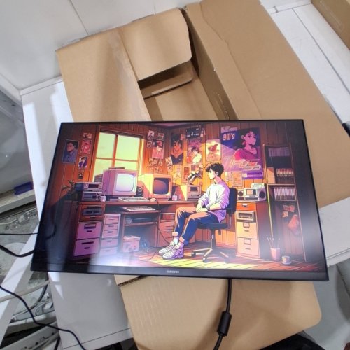 SAMSUNG ESSENTIAL S3 CLASS 16:9 IN-PLANE SWITCHING (IPS) FULL HD LCD MONITOR - 24" - BLACK (MODEL: S24D300GAN) image 2